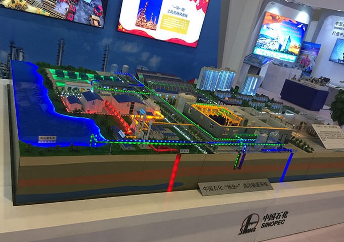 中國石化地熱清潔能源系統模型